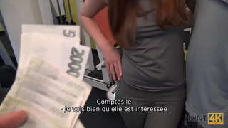 HUNT4K. Cho tiền, một người đàn ông cho phép &amp;germandbls; một kinh nghiệm và eacute;vần&amp;eacute; để thổi kèn