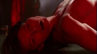 ���ેસિકા Biel Striptease અને નગ્ન પાવડર વાદળી