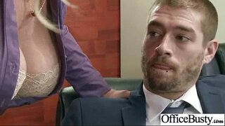 (ева notty) Канцеларија Девојка Со Големи Диња Цицки Уживаат Тешко Секс Во Канцеларијата за mov-