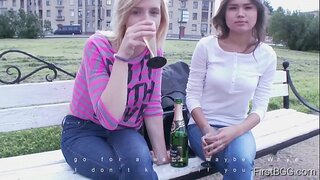 FirstBGG.com -Jane Fox &amp;amp; Bella Donna-Tüm Doğal Kızlarla Üçlü