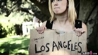 Втік з дому підліток двічі трахнув киска після поїздки автостопом